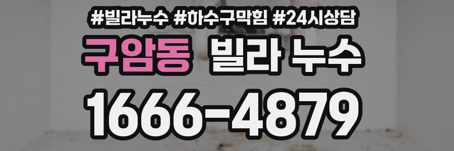 구암동 빌라 누수