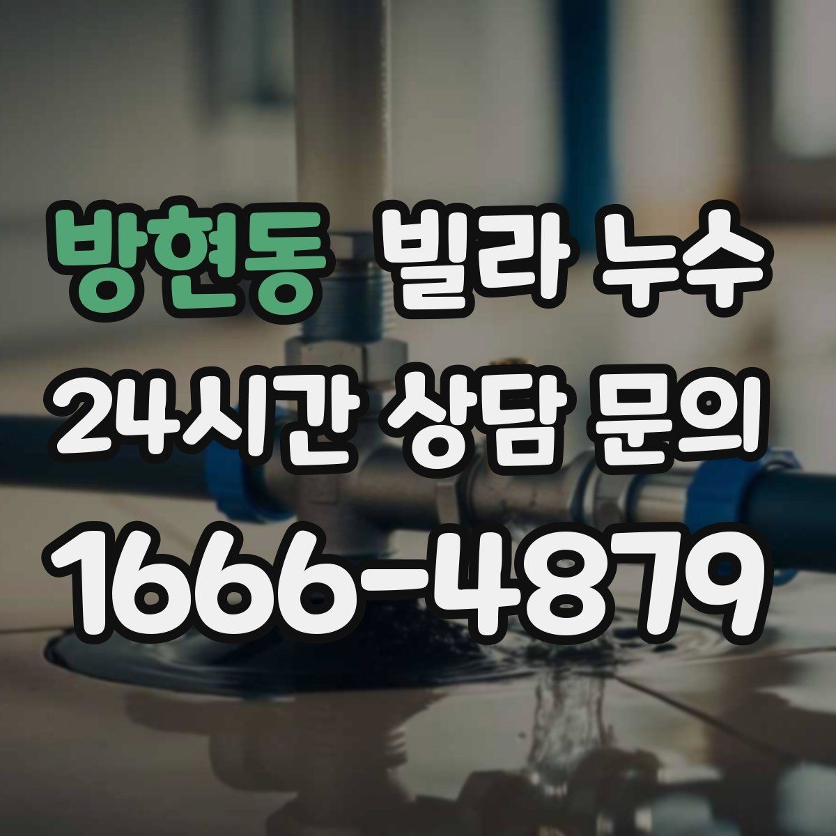 방현동 빌라 누수 외부 유입인지 내부 배관인지 헷갈릴 때