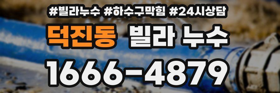 덕진동 빌라 누수