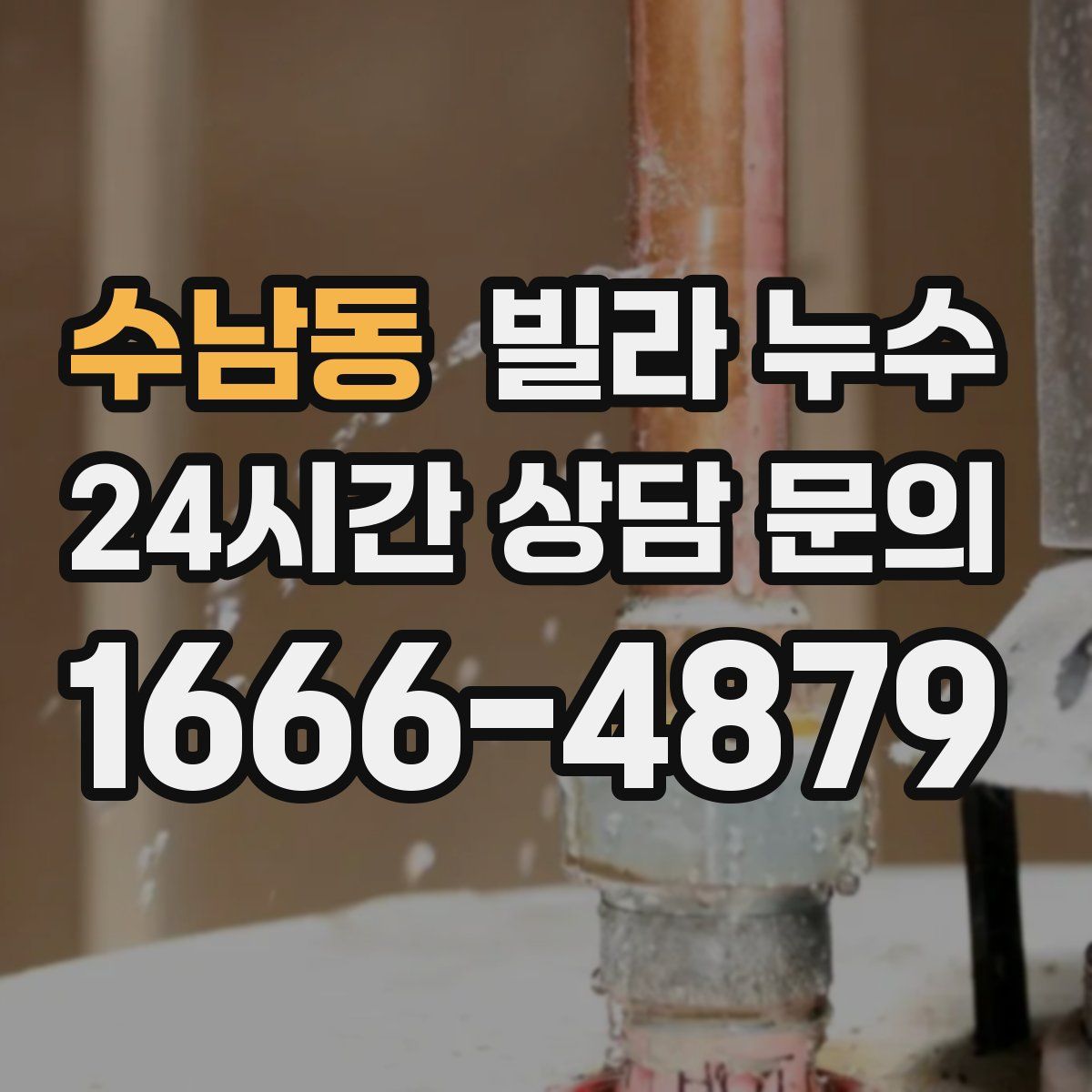 수남동 빌라 누수