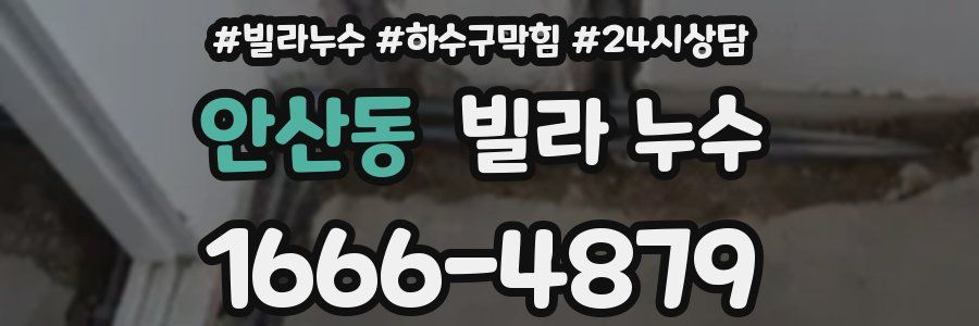 안산동 빌라 누수