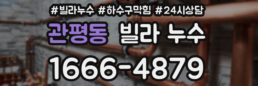 관평동 빌라 누수