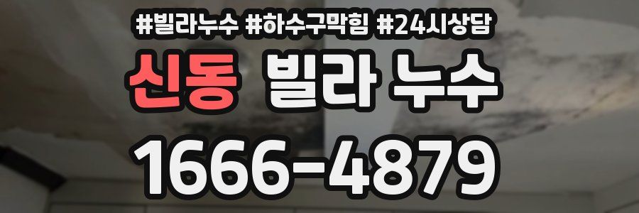 신동 빌라 누수