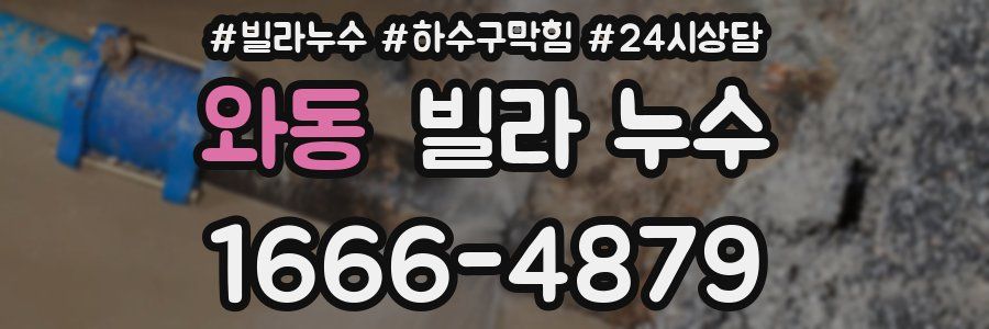 와동 빌라 누수