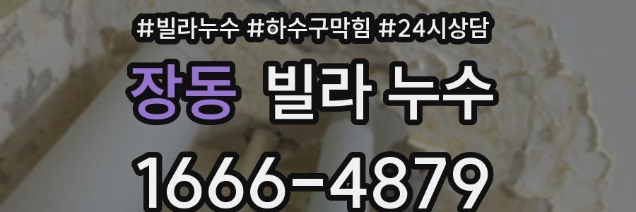 장동 빌라 누수