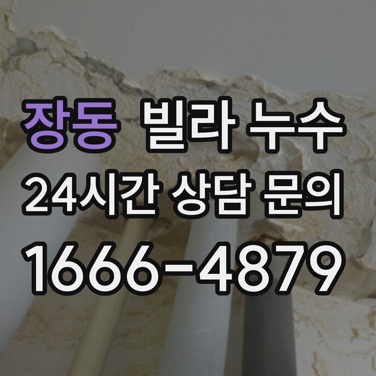 장동 빌라 누수