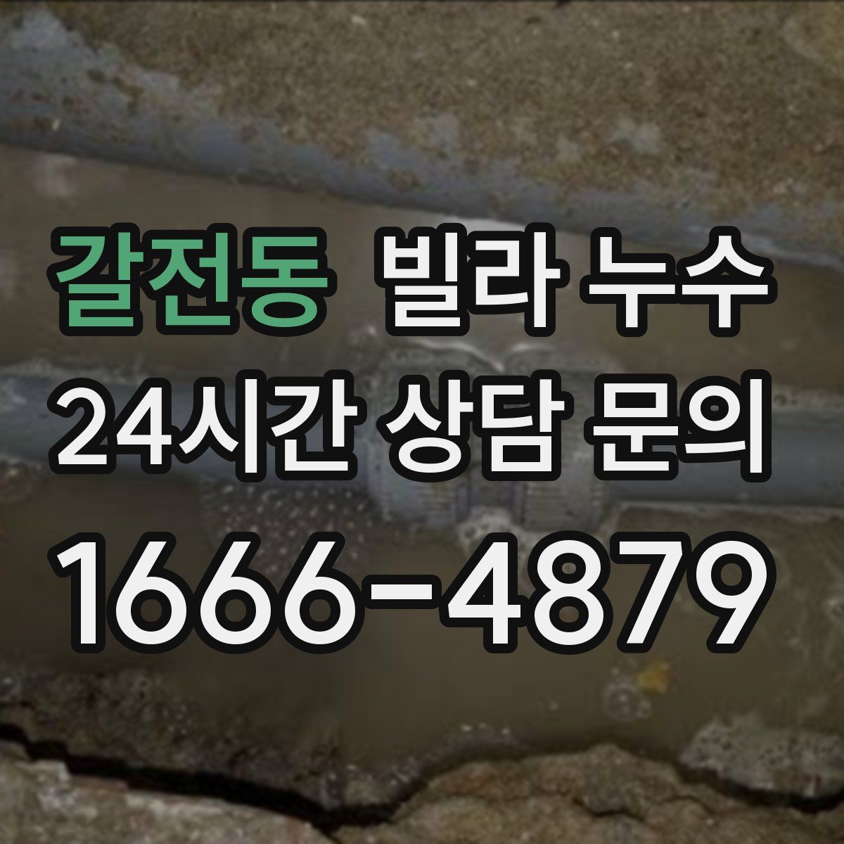 갈전동 빌라 누수