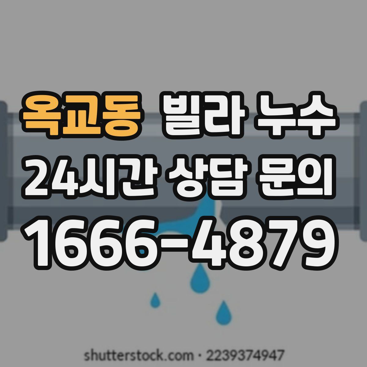 옥교동 빌라 누수