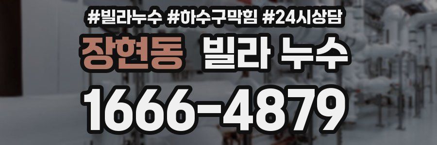 장현동 빌라 누수