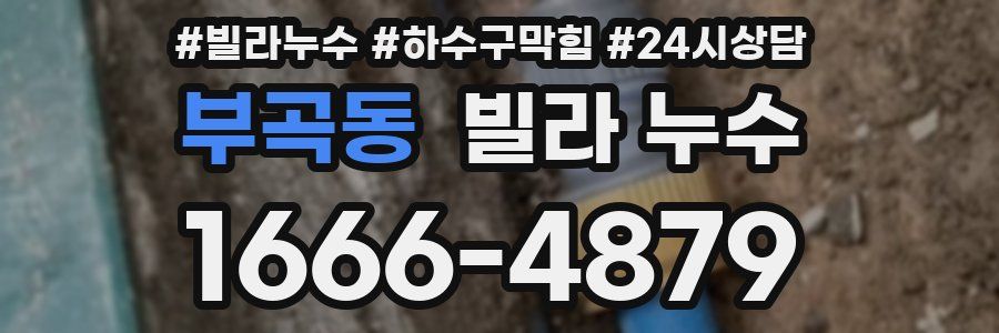 부곡동 빌라 누수