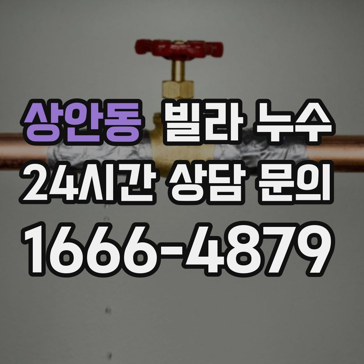 상안동 빌라 누수 거실 벽이 젖는다면 어디부터 볼까