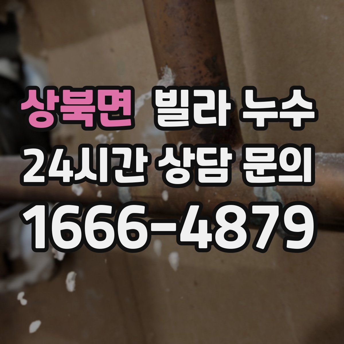 상북면 빌라 누수