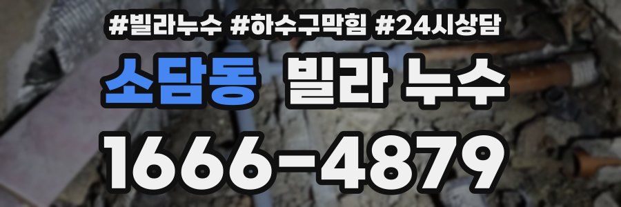 소담동 빌라 누수