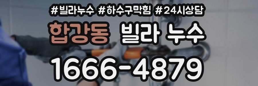 합강동 빌라 누수