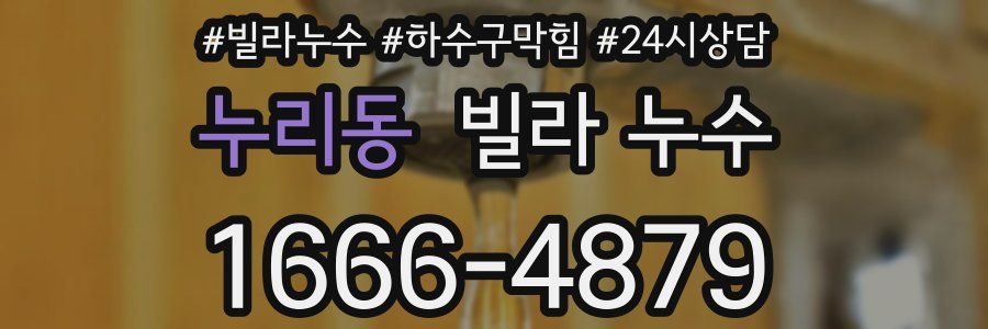 누리동 빌라 누수