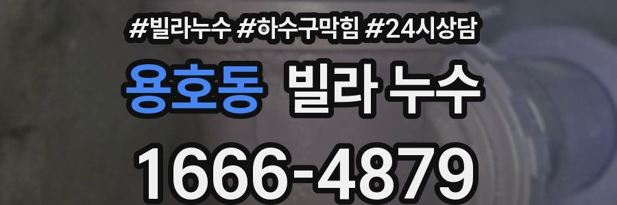 용호동 빌라 누수