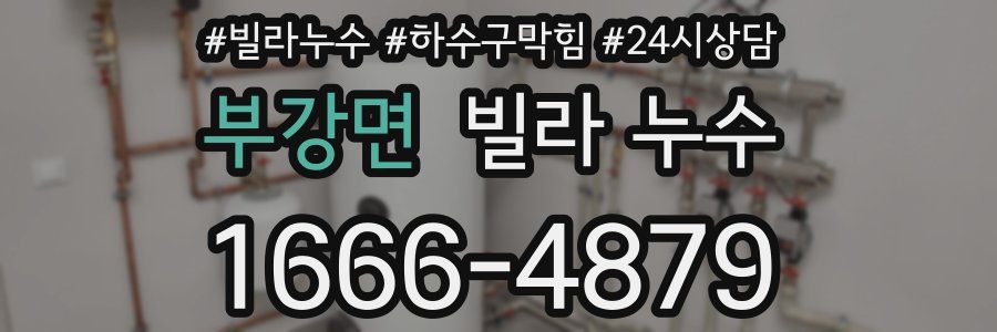 부강면 빌라 누수