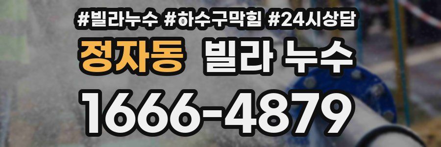 정자동 빌라 누수
