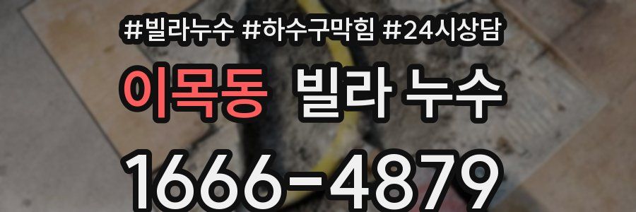 이목동 빌라 누수