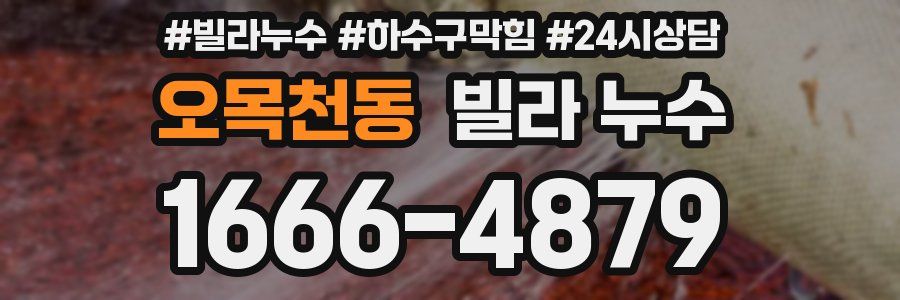 오목천동 빌라 누수