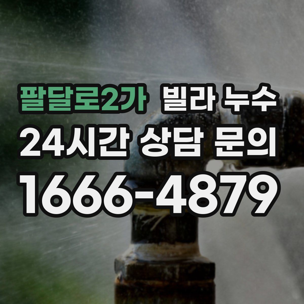 팔달로2가 빌라 누수