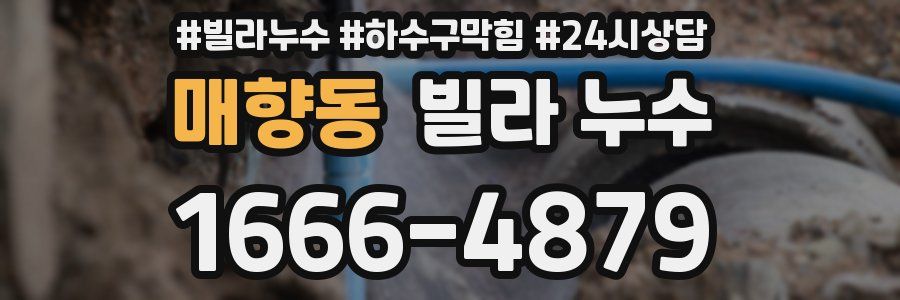매향동 빌라 누수