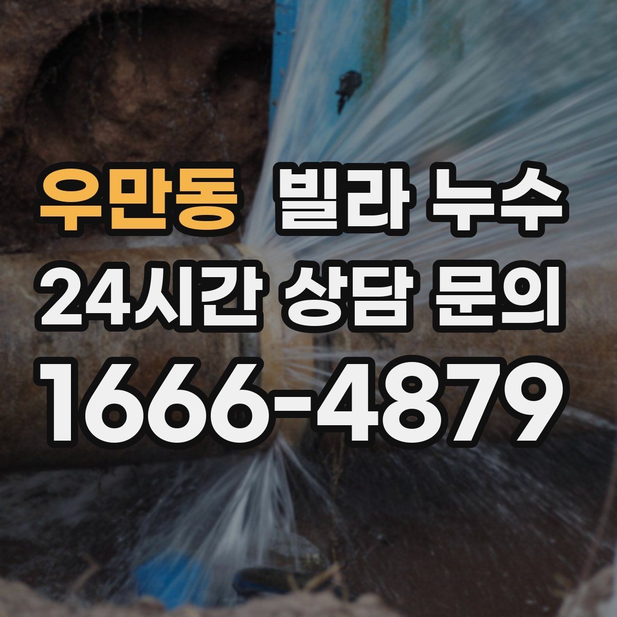 우만동 빌라 누수 현관 바닥이 젖으면 외부 유입일까