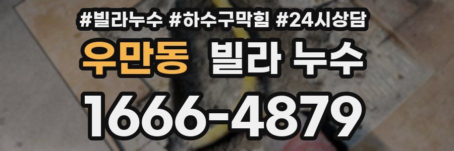 우만동 빌라 누수