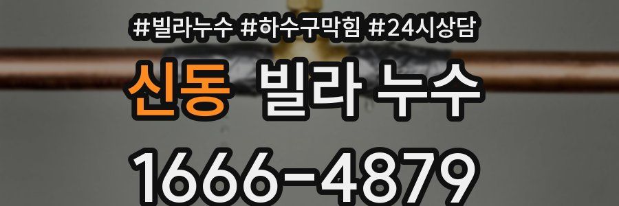 신동 빌라 누수