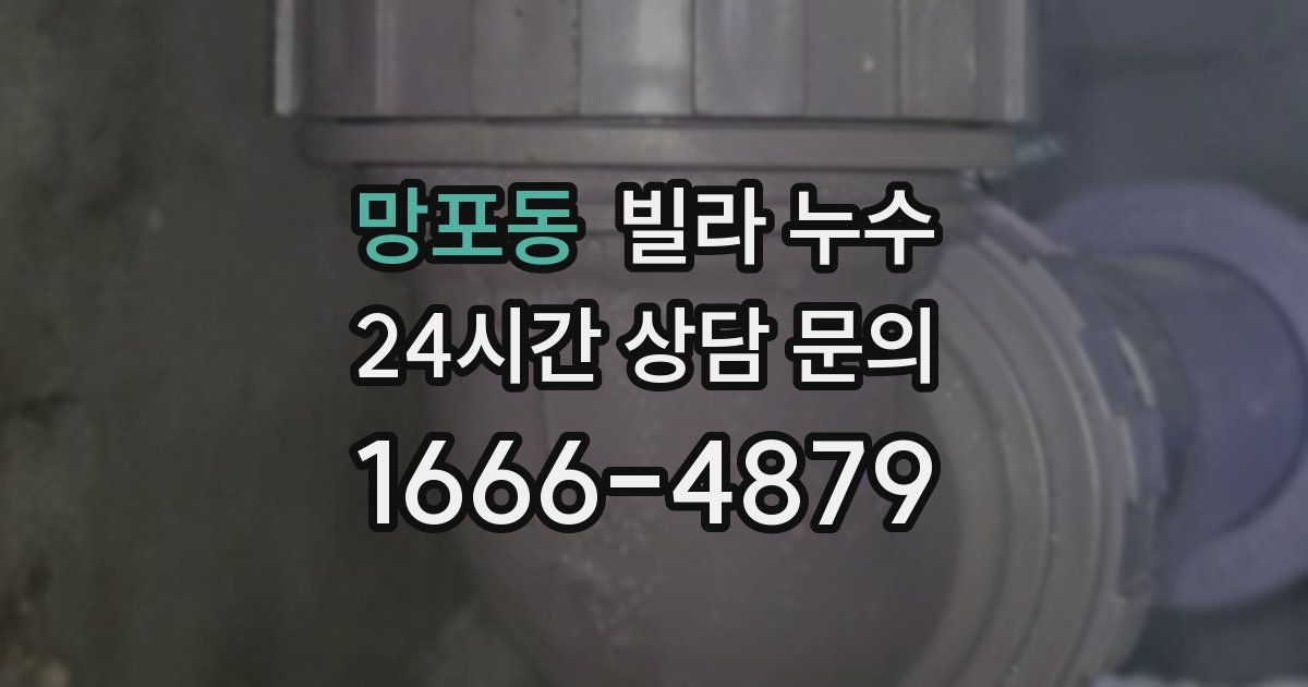 망포동 빌라 누수