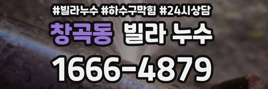 창곡동 빌라 누수