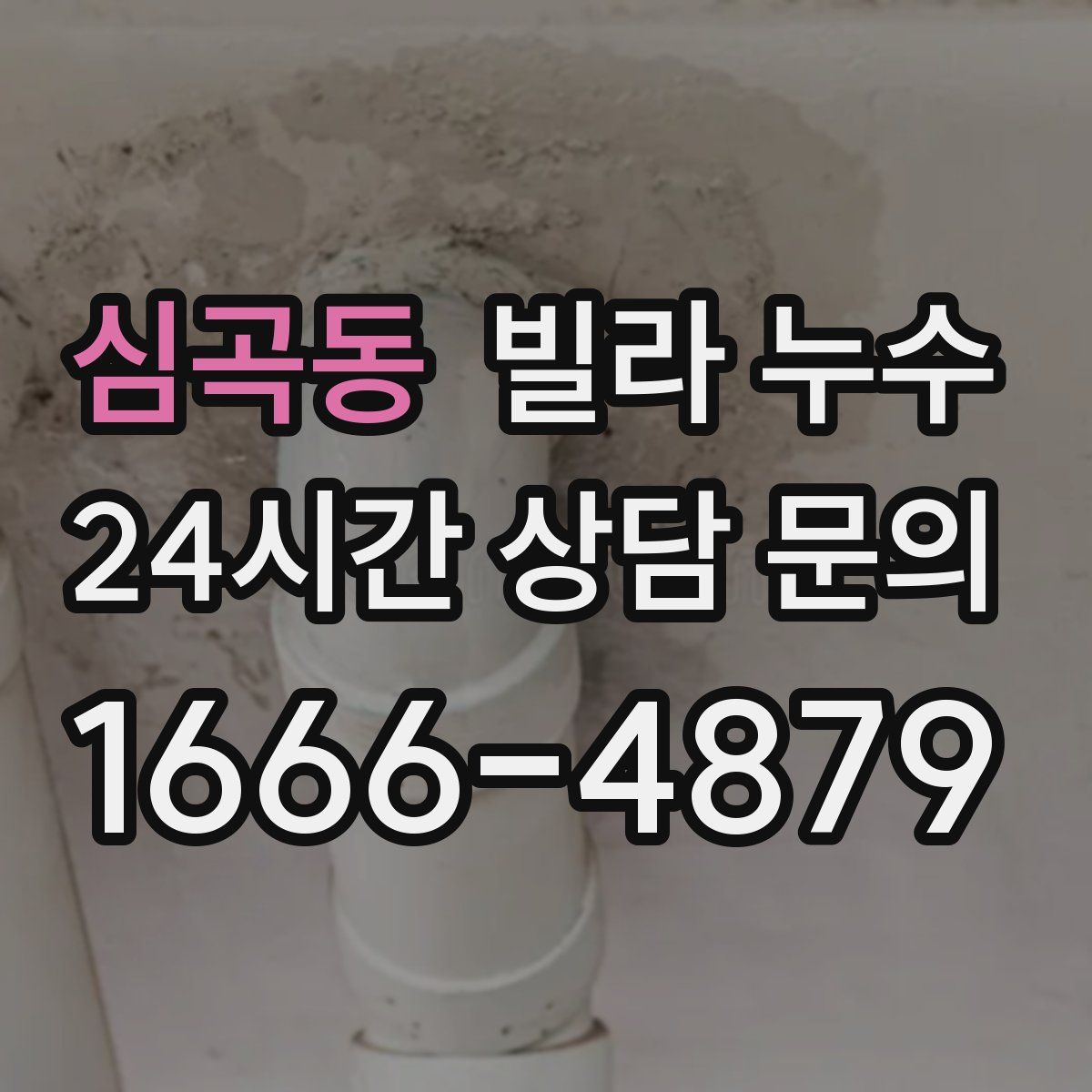 심곡동 빌라 누수