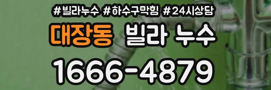 대장동 빌라 누수