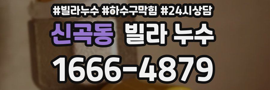 신곡동 빌라 누수