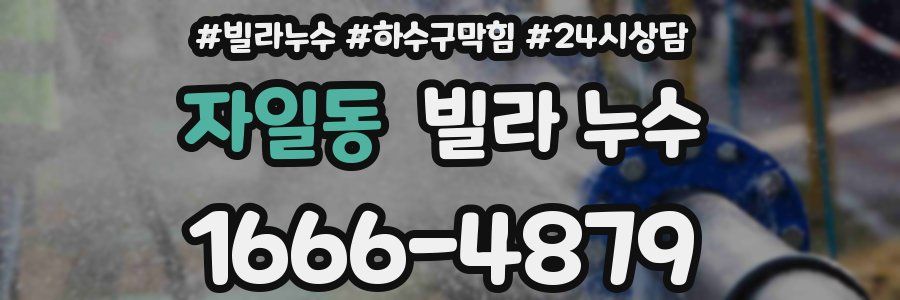 자일동 빌라 누수