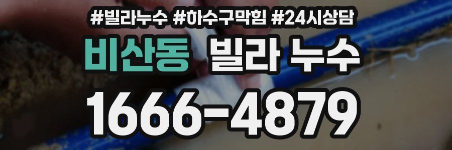 비산동 빌라 누수
