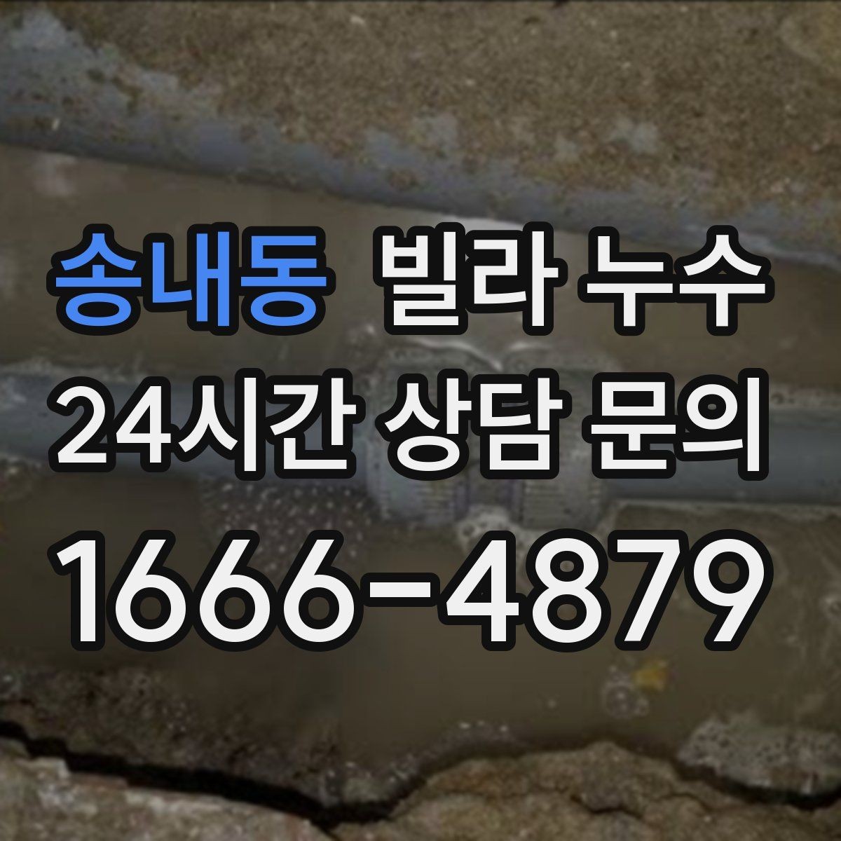 송내동 빌라 누수 세탁실 배수구 역류로 바닥이 젖는다면