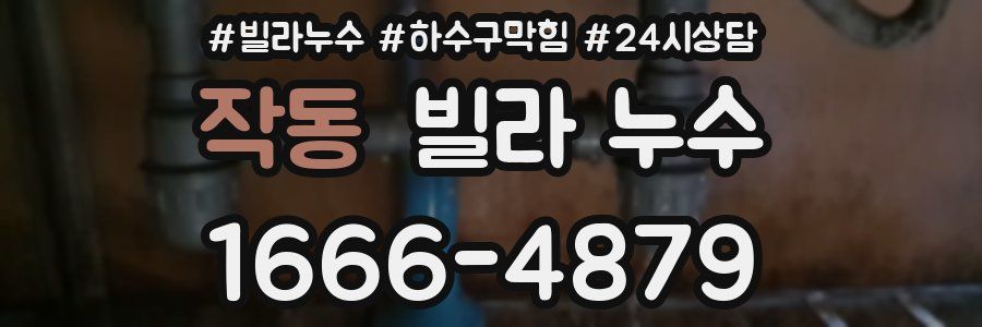 작동 빌라 누수