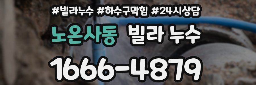 노온사동 빌라 누수