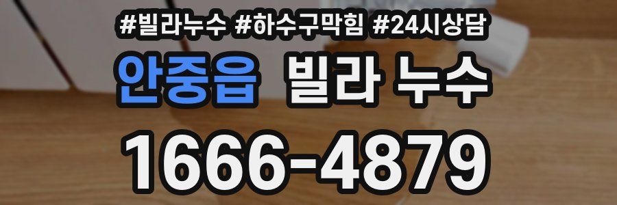 안중읍 빌라 누수