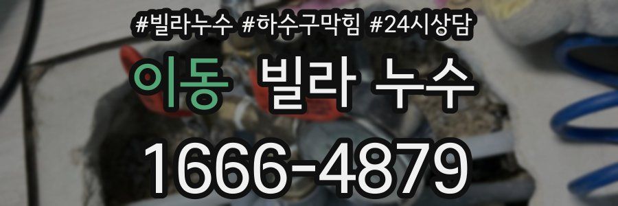 이동 빌라 누수