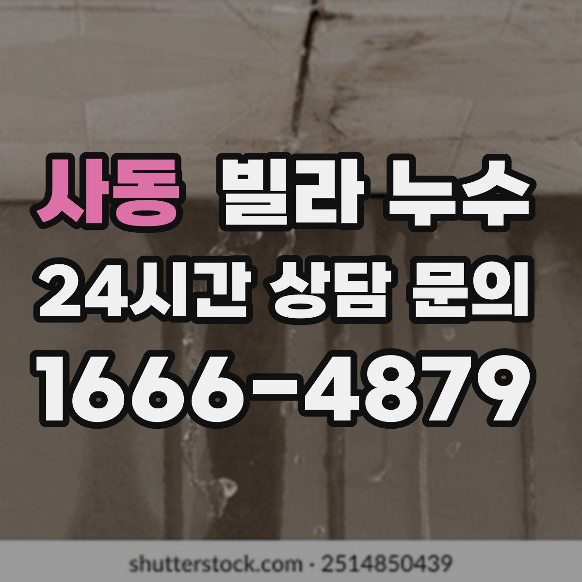 사동 빌라 누수