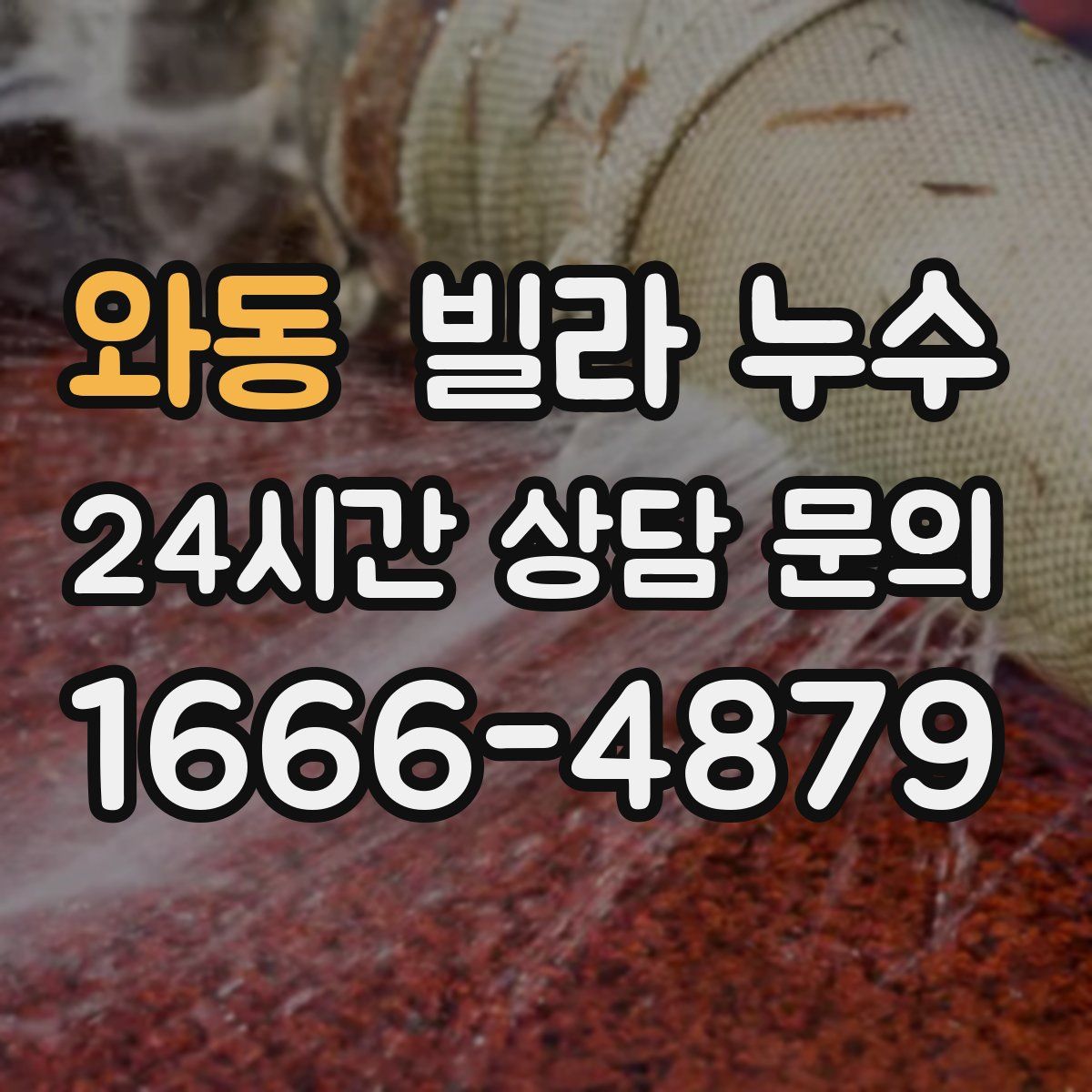 와동 빌라 누수