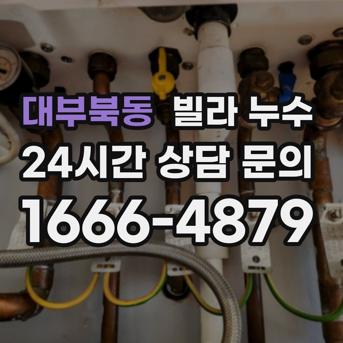 대부북동 빌라 누수 식기세척기 설치 후 바닥이 젖는다면