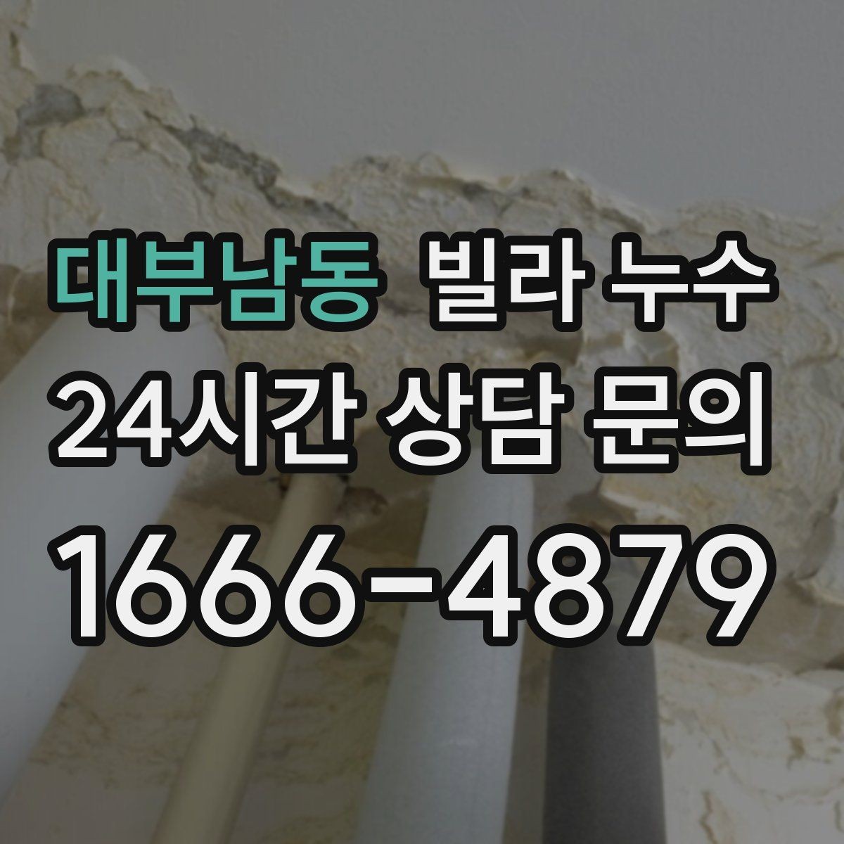 대부남동 빌라 누수 보일러실 주변이 젖으면 의심할 곳