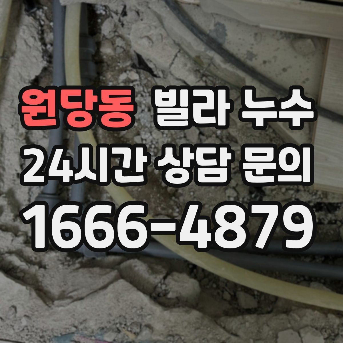 원당동 빌라 누수 옥상 방수 문제를 의심해야 하는 상황