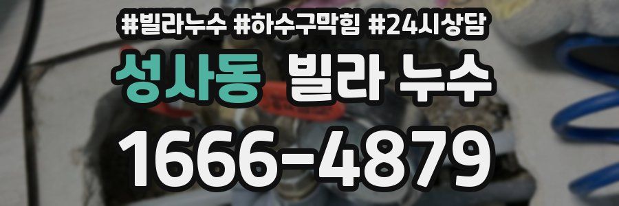 성사동 빌라 누수