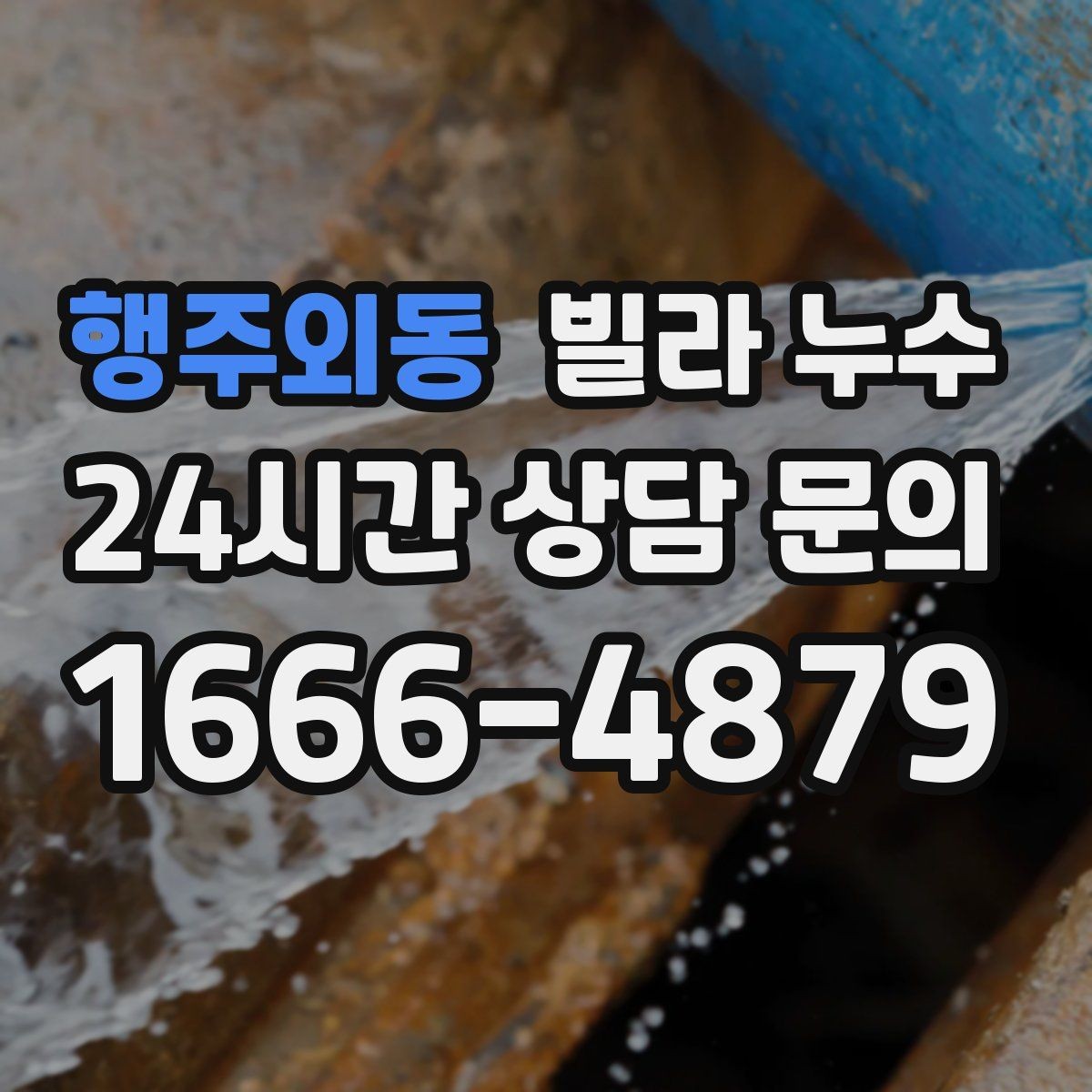 행주외동 빌라 누수 페인트로 가려도 다시 번지는 얼룩의 정체