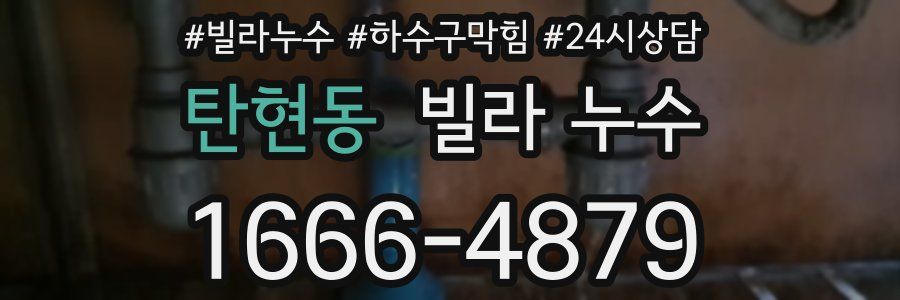 탄현동 빌라 누수