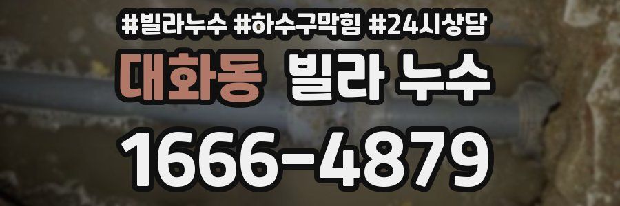 대화동 빌라 누수